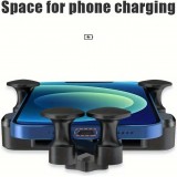 Tesla Model 3/Y Handyhalterung Auto (2024-2025) - Feste Befestigung integrierte Montage spezielles Tesla-Design - Schwarz