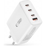 Tech-Protect NC100W-GAN 100W Ladeger&auml;t 3x USB-C PD / USB-A QC 3.0 - Weiss