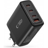 Tech-Protect NC100W-GAN 100W Ladeger&auml;t 3x USB-C PD / USB-A QC 3.0 - Schwarz
