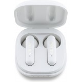 TWS Guess 4G Bluetooth Kopfhörer mit Metall-Logo Schnellladung 16h Akkulaufzeit und Sprachassistent - Weiß