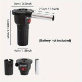 Ventilateur barbecue portable &agrave; batterie pour cuisson en ext&eacute;rieur id&eacute;al camping et grillades au charbon