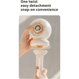 Portabler Baby-Kinder Ventilator mit flexiblem Stativ für Auto / Reisen / Kinderwagen - Rosa