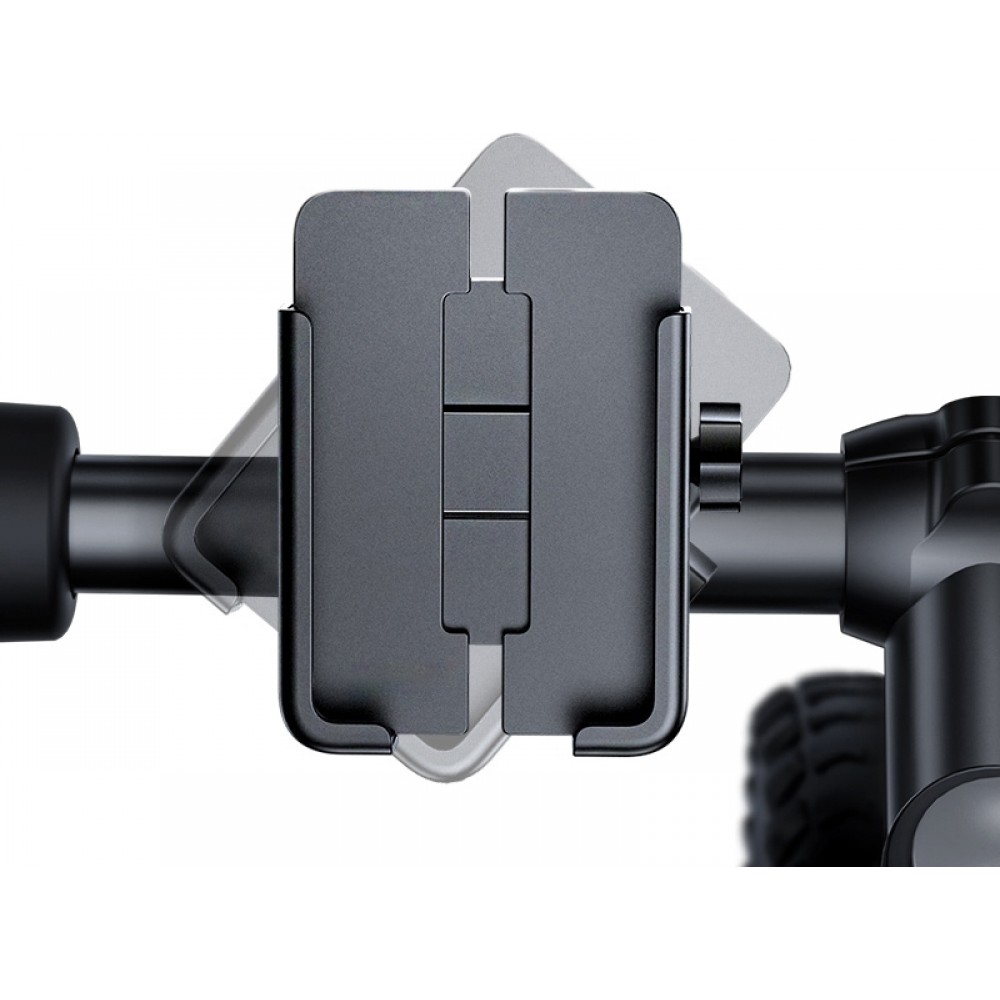 Wozinsky WBHBK3 360&deg; support t&eacute;l&eacute;phone m&eacute;tal pour v&eacute;lo et trottinette - Noir