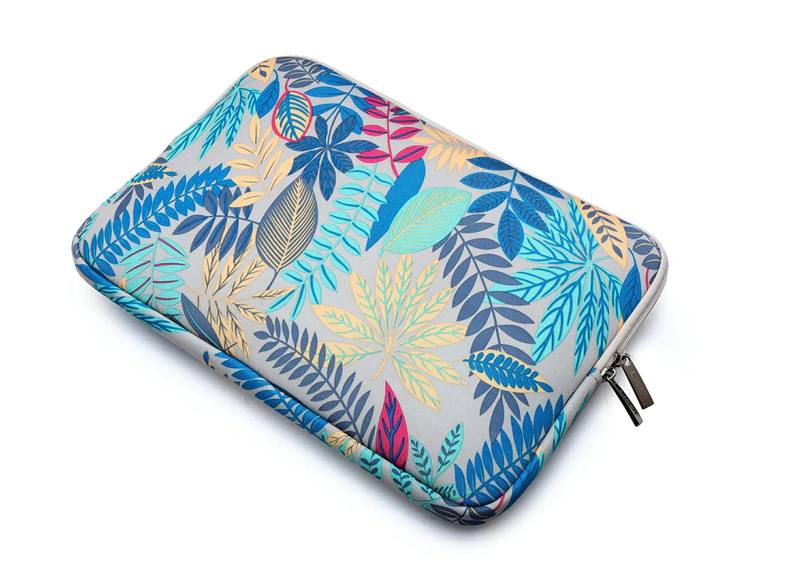 Lisen Taschen Dschungel Laptop 13 Zoll, Laptop, iPad, macBook - Hellblau